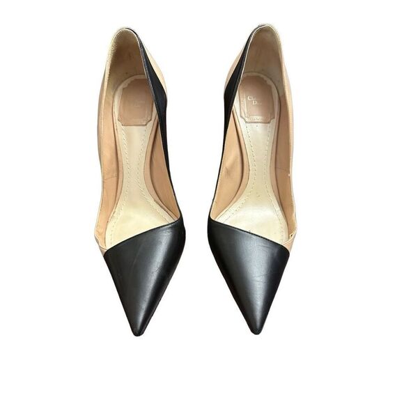 Christian Dior Shoes - Christian Dior Black and Tan Pumps size 38 US 7.5